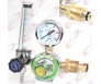 ARGON CO2 GAS MIG TIG FLOW METER WELDING WELD REGULATOR GAUGE WELDER CGA580 FITS